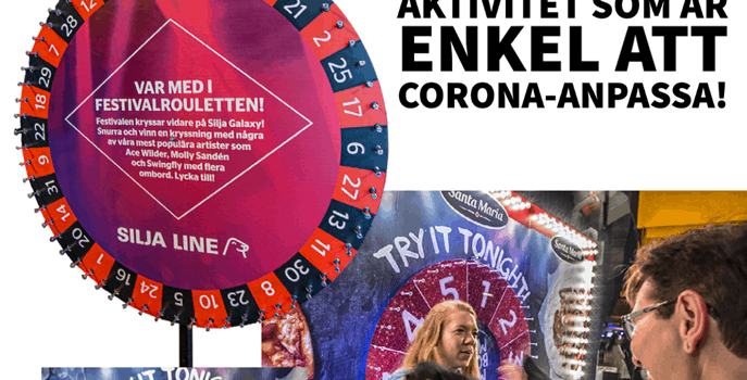 Ert egna  ”Lyckohjul”  är en succéaktivitet som går att köra både lika bra inomhus som utomhus