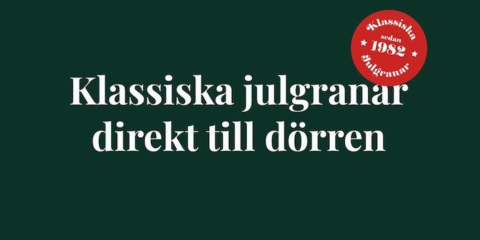 Foodora och Svenska granar ska se till att julgranarna levereras med q-fart!