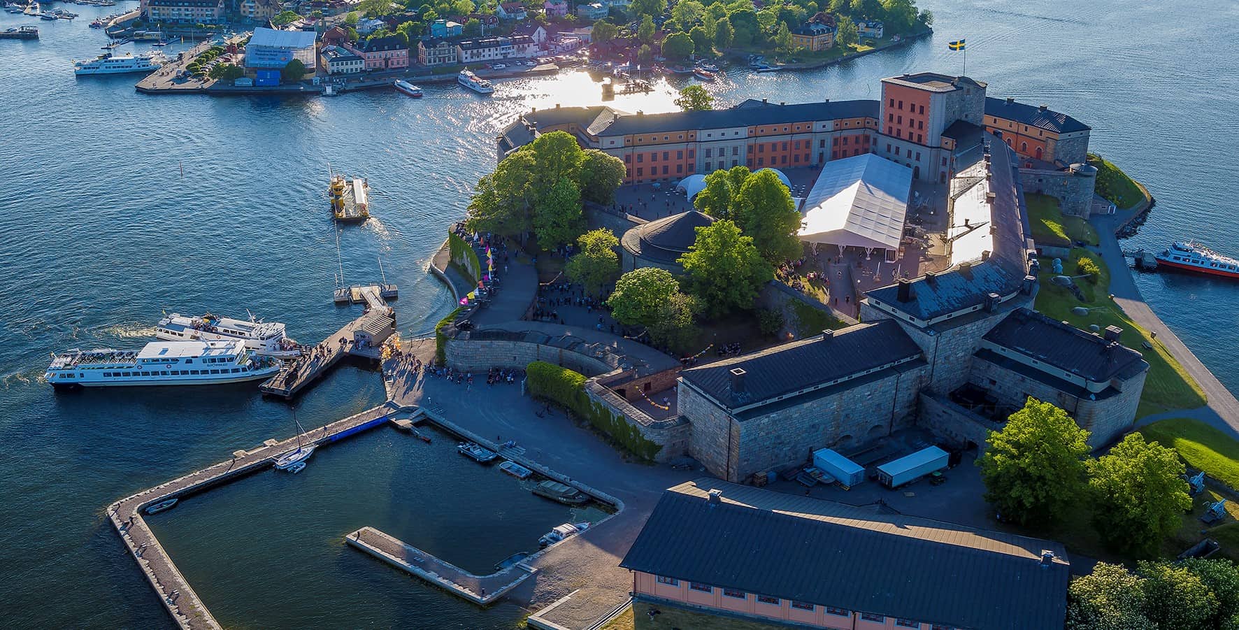2 öar i Stockholms skärgård för kickoff, fest och coola aktiviteter