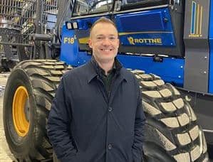 Niklas Lefévre ny försäljnings- och marknadschef på Rottne Industri AB