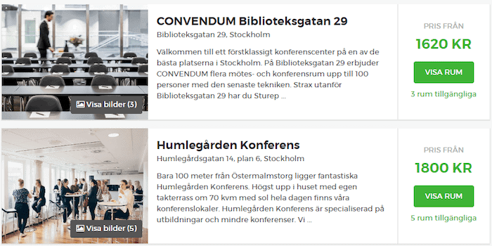 Så bokar du smidigast möteslokal till ditt nästa möte