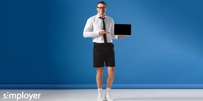 Får man ha shorts på jobbet?