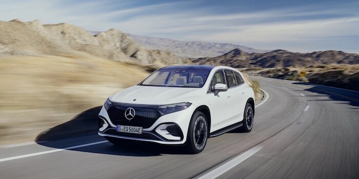 Säljstart för Mercedes-Benz eldrivna lyx-suv