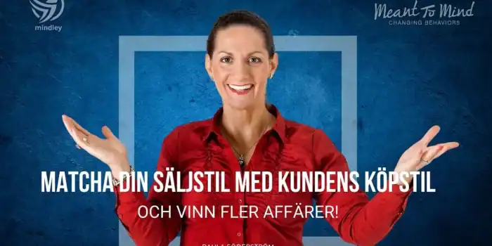 Webinar: Matcha din säljstil med kundens köpstil och vinn fler affärer