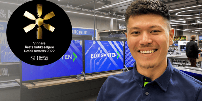 Han är Årets Butikssäljare
