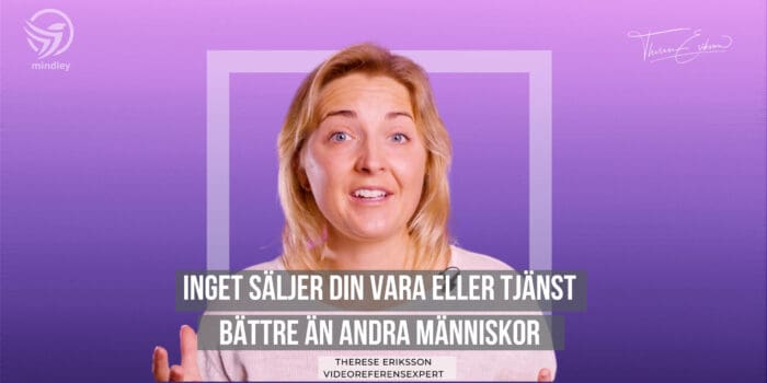 Webinar 24 november: Inget säljer din vara eller tjänst bättre än andra människor