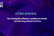 Från sökning till verifierad e-postlista från LinkedIn— tre enkla steg, klart på 1,5 timme