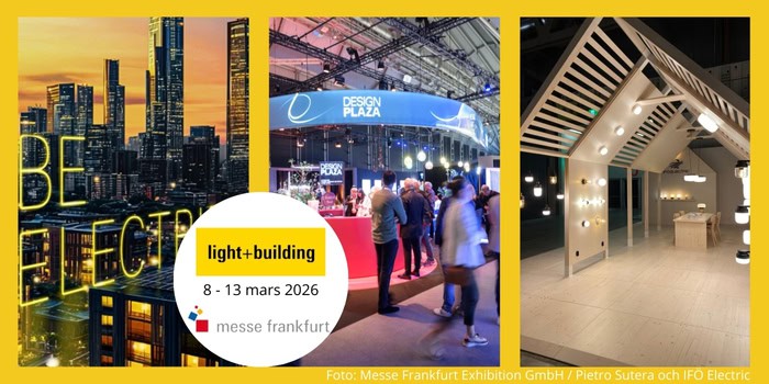 Light+Building har bidragit till vår ökade export