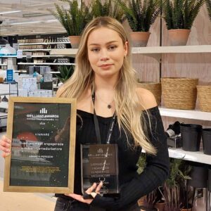 Amanda Persson på Clas Ohlsson hyllas av kunderna