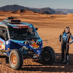 Spring Rosa Bandet-loppet med rallystjärnan