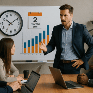 Så agerar du som säljledare när det bara är två månader kvar av säljåret