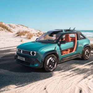 Renault väcker liv i strandbilens själ – visar upp eldrivna konceptet R4 JP4x4
